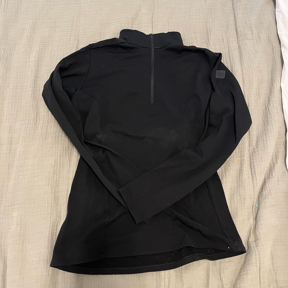 Arc'teryx Black Women's Base Layer Quarter-Zip Pullover Size Large